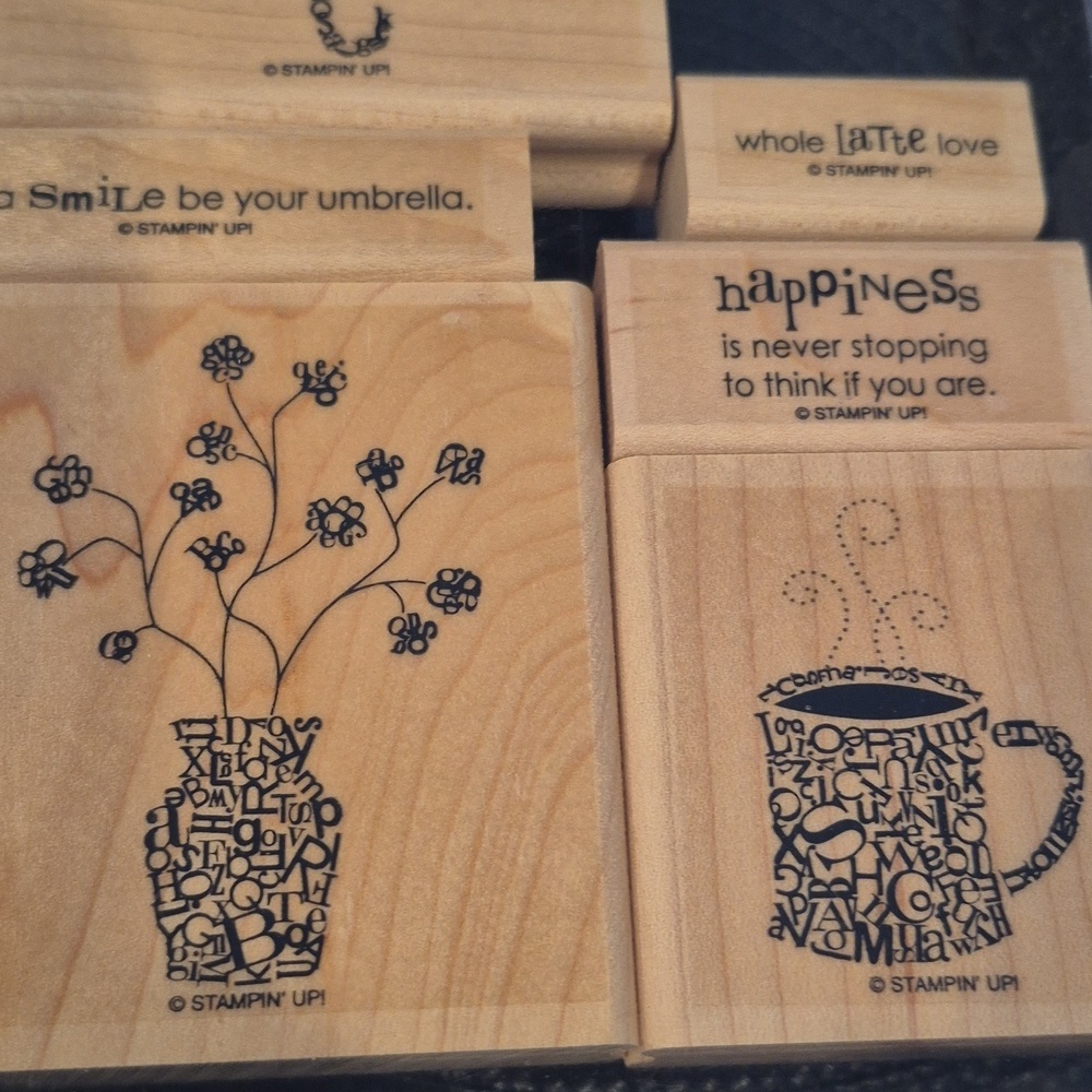 STAMPIN' UP! Retired 'Font Of You' Stamp Set, Set of 6 Stamps - Picture 3 of 7